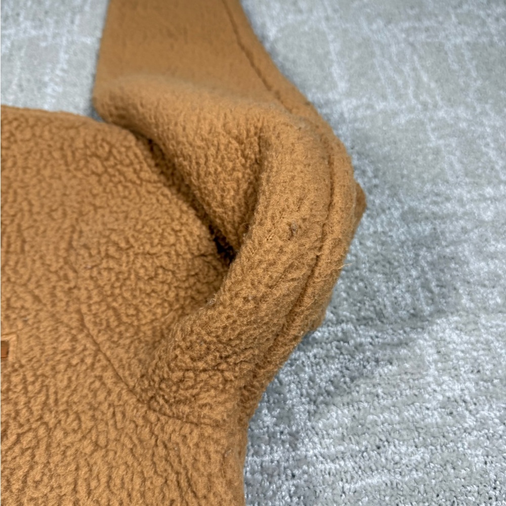 Patagonia Womens Retro Pile Marsupial Brown Pull Over 1/2 Zip Sweater READ M - Picture 5 of 9